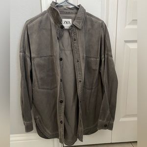 Zara Dark Grey Jean Jacket